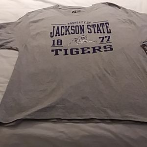 Collegiate tee 90%cotton 10% poly